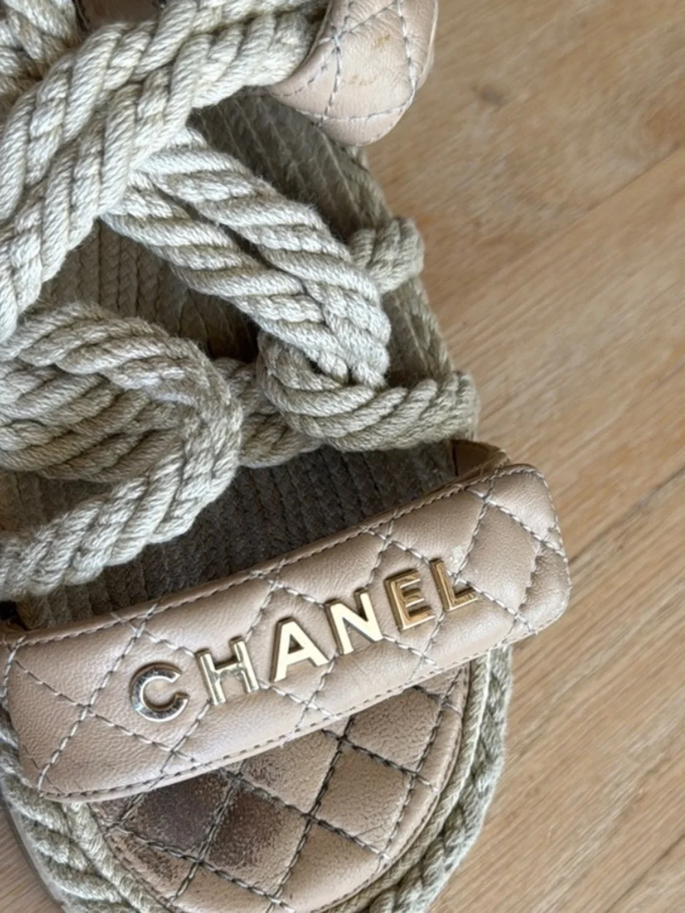 CHANEL well worn